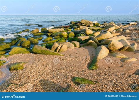 Beach of the Caspian Sea. Derbrnt Stock Photo - Image of outdoors, landscape: 86327430