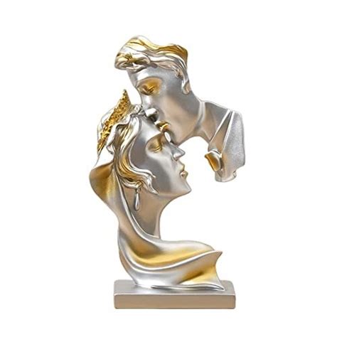 Couples Kiss Sculpture Abstract Art Couple Sculpture Home Furnishing Resin Statue Decoration