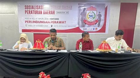 Dprd Makassar Sosialisasi Perda Perlindungan Terhadap Perawat Fajar