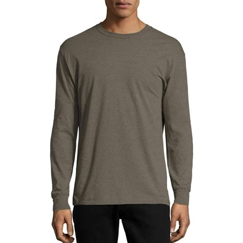 Hanes Hanes Mens And Big Mens X Temp Lightweight Long Sleeve T