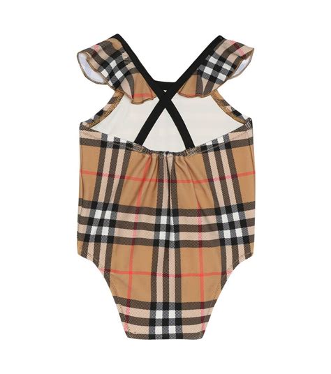 Baby Vintage Check Swimsuit Burberry Kids Mytheresa