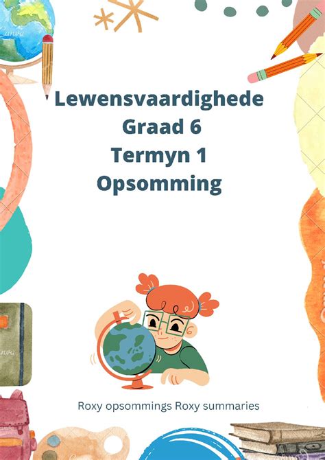 Lewensvaardighede Graad Termyn Teacha