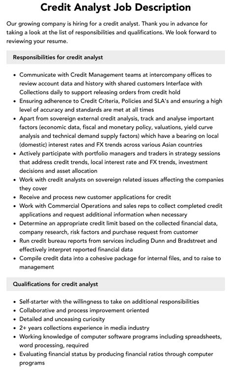 What Are Credit Analyst Skills Leia Aqui What Makes A Good Credit Analyst Fabalabse