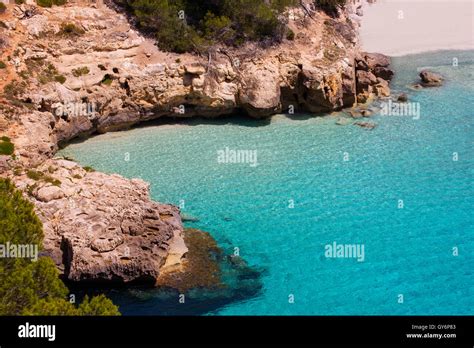 View Of Cala Mitjaneta Beach Fotografías E Imágenes De Alta Resolución