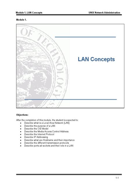 SNA2 Module 01 | PDF | Computer Network | Transmission Control Protocol