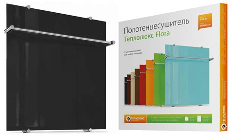 Электрический полотенцесушитель Теплолюкс Flora 60x60 черный ️ купить ...