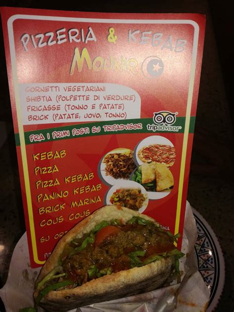 Speisekarte Von Mounir Pizzeria Kebab Palermo