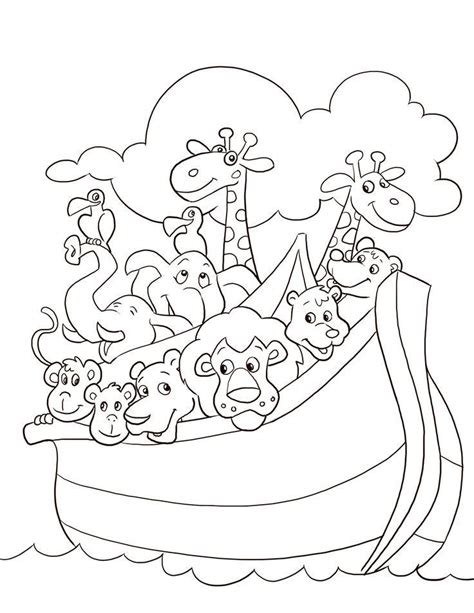 Noahs Ark Coloring Pages - Best Coloring Pages For Kids | Desenhos ...