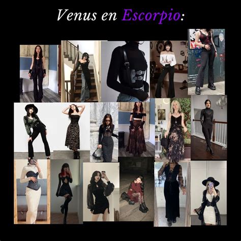 Get The Look Venus En Escorpio Astrolog A Moda Estilo Moda Venus