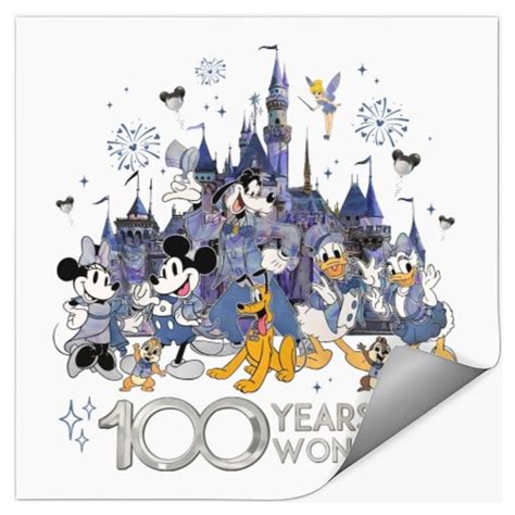 Disney 100 Years Of Wonder Stickers Walt Disney Stickers Disneyland