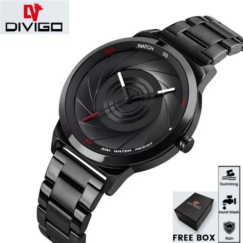 Jual Jam Tangan Pria Divigo Original Dv Staintless Steel Water