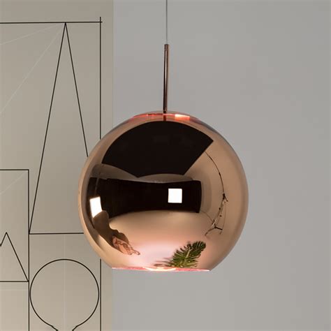 Tom Dixon Copper Round Hängelampe Ø 45 cm kupfer Lampenwelt ch