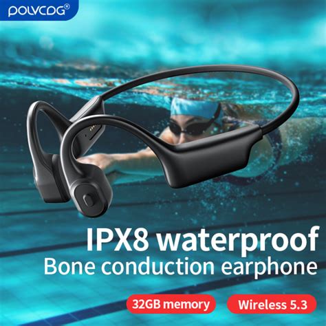 Polvcdg Sport Earbuds Bone Conduction Earphone Running High Quality