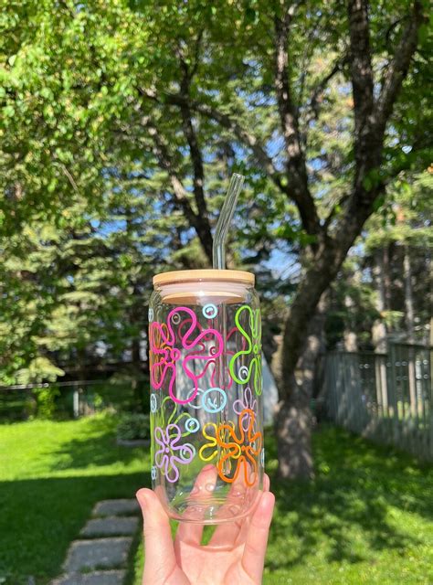 Libbey Glass Cup Bikini Bottom Cup Iced Coffee Cup 16oz Etsy Canada