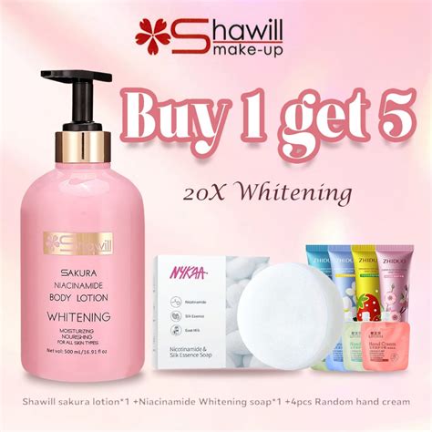 X Whiteningshawill Niacinamide Body Lotion Whitening Moisturizing