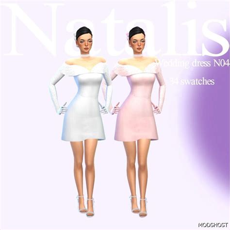 how to change wedding dress sims 4