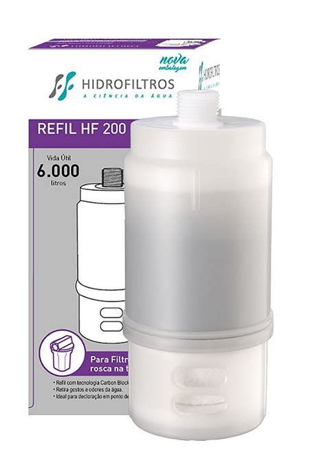 Refil Hf Carv O Ativado Pentair Hidrofiltros Soft Sul Fluminense