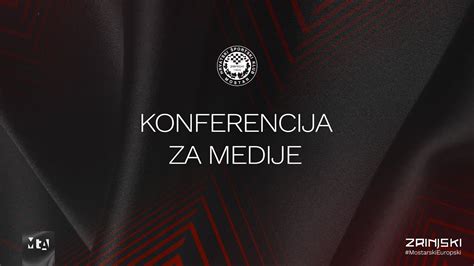 U Ivo H K Zrinjski Fk Tuzla City Konferencija Za Medije Youtube