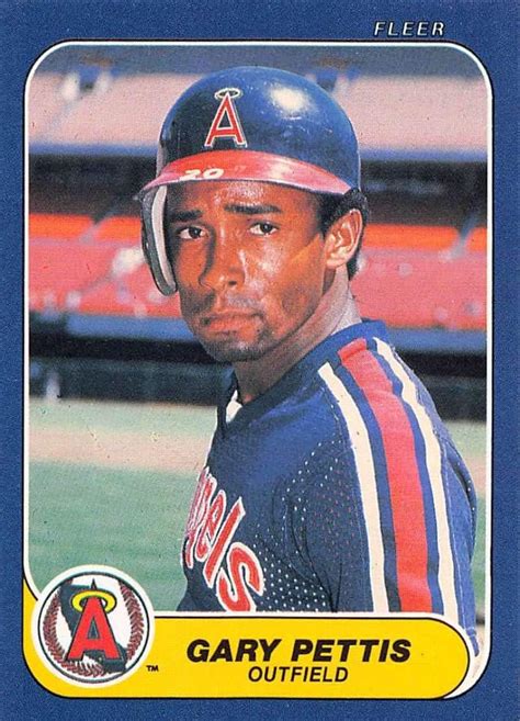 Amazon Fleer Baseball Gary Pettis California Angels