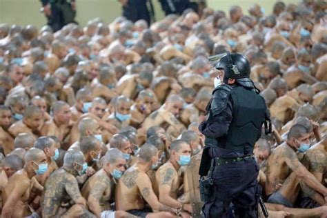 Harrowing Photos Show Prisoners Stacked Together In El Salvador