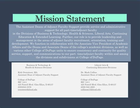 Mission Statement