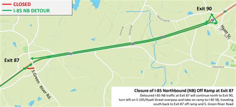 Map Of Route 85