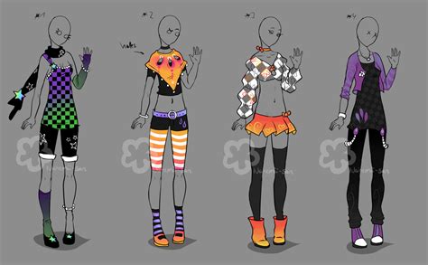 Colorful Outfits 20 Sold By Nahemii San On Deviantart