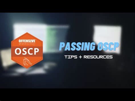 Passing The OSCP On My First Attempt Tips Resources YouTube