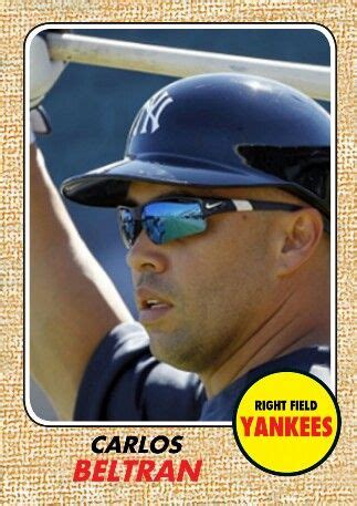 Topps Heritage Design Carlos Beltran B Isbol Tarjetas