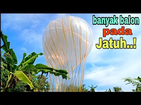 Balon Udara Terbaru 15m Diterbangkan Banyak Balon Pada Jatuh YouTube