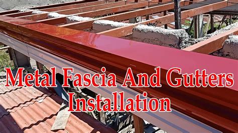 Pagawa Ng Metal Fascia At Gutter Diy Youtube