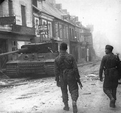 Destroyed Tiger Ausf E Of Schwere SS Panzer Abteilung 101 Tank Number