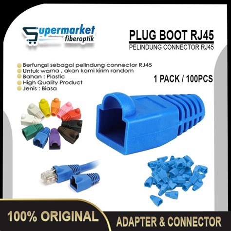 Jual Plug Boot Rj Utp Ftp Cat Cat Pelindung Rj Connector Rj