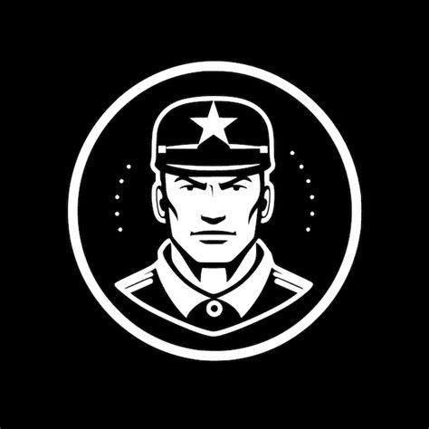 Ilustraci N De Vector De Silueta Militar Minimalista Y Simple Vector