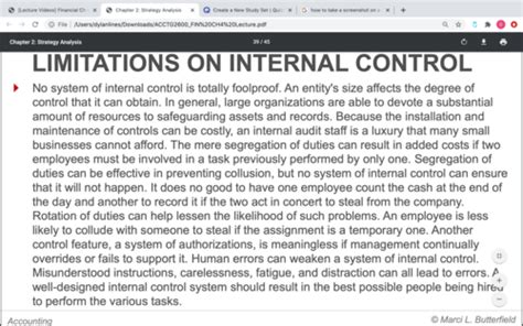 CH7 Fraud Internal Control And Cash Flashcards Quizlet