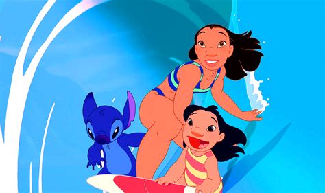 Walt Disney Screencaps Stitch Nani Pelekai Lilo Pelekai Walt