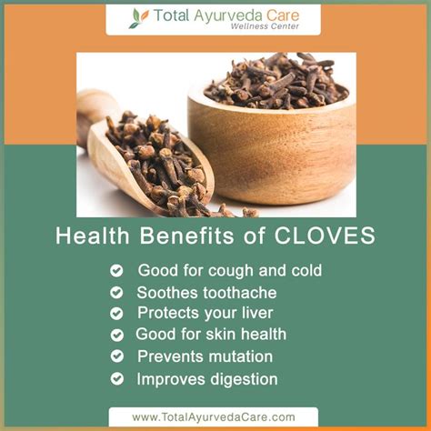 Health benefits of cloves