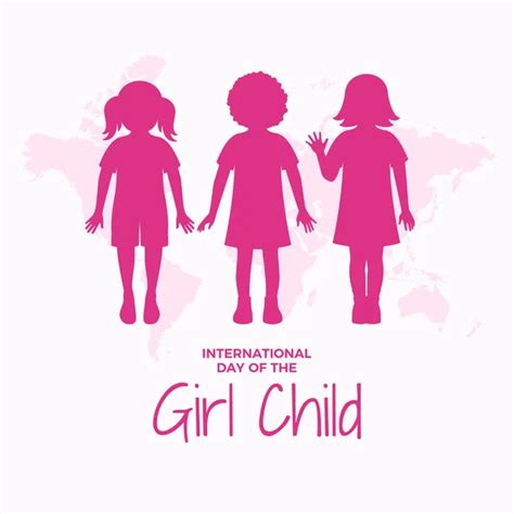 100,000 International girl child day Vector Images | Depositphotos