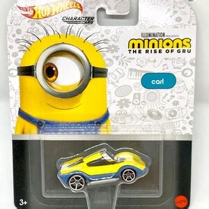 All 5 Cars Minions The Rise Of Gru Hot Wheels Complete Set Etsy