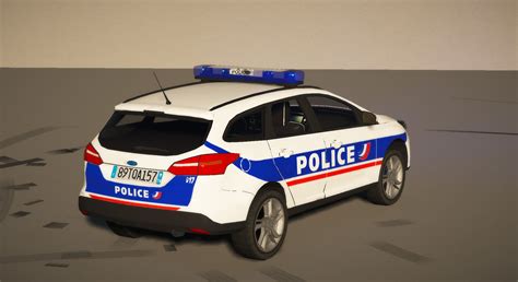 Ford Focus Police Nationale Replace ELS NON ELS Reflective