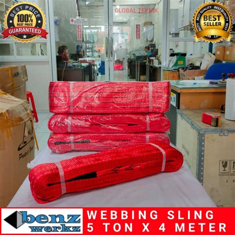 Jual Webbing Sling Polyester T X M Sl Sling Belt Angkat Tali Angkat