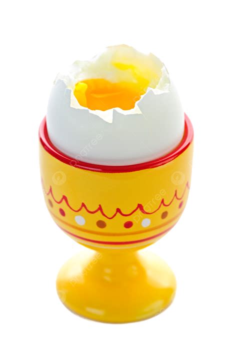 Soft Boiled Egg In Cup Cup Breakfast Eggshell Eating Png Transparent