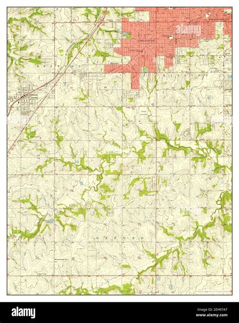 Lenexa Kansas Map 1957 124000 United States Of America By Timeless