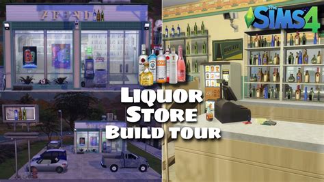 Functional Liquor Store Build Tour No CC The Sims 4 YouTube