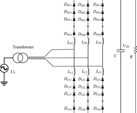 Structure Of High Voltage Diode Rectifier Download Scientific Diagram