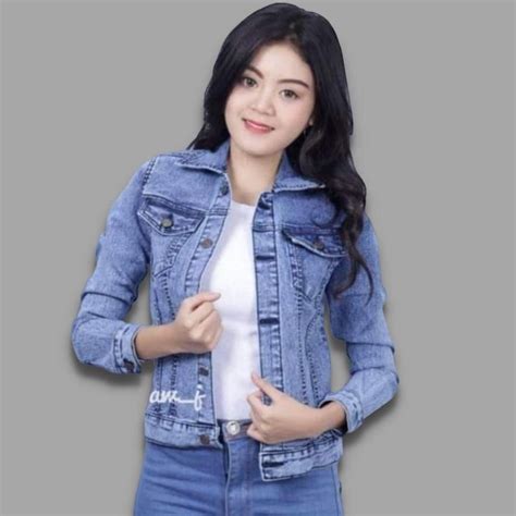 Jual Jaket Biondy Jeans Denim Jaket Jins Wanita Cewek Terbaru Jaket