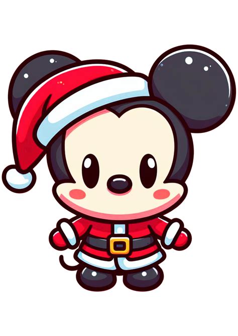 Mickey Mouse Fofinho Imagem De Natal Png Personagens De Desenho