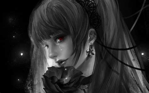 3840x2160px | free download | HD wallpaper: Gothic, artwork, anime girls, Death Note, Amane Misa ...