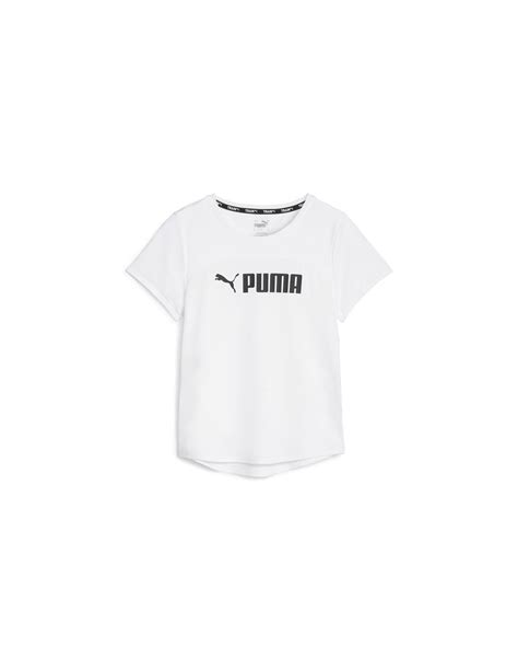 Camiseta De Fitness Puma Fit Logo Ultrab Mujer Blanco