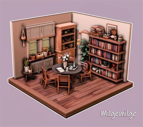 Sims 4 Library Ideas